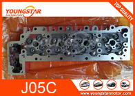 J05C Casting Iron Engine Cylinder Head Untuk Hino