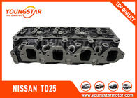 Diesel Car Engine Cylinder Head Untuk NISSAN PICKUP TD25 11039 - 44G02