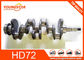Mesin 4D34T Crankshaft 23100-45000 683mm Panjang 30 KGS Untuk Hyundai HD72
