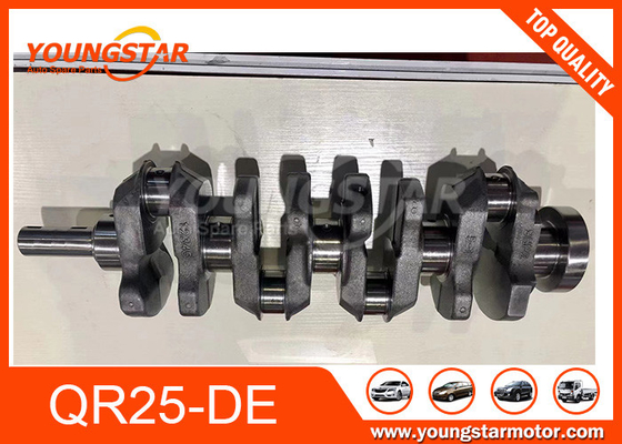 QR25DE Crankshaft Mesin Untuk NISSAN T30 T31 T32 2.5L 8 Counters Untuk Ekspor
