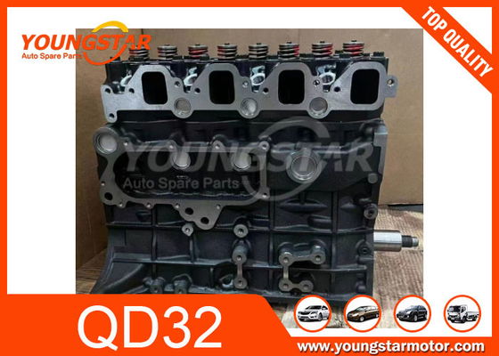 Alloy Aluminium Short Engine Cylinder Block Untuk Nissan QD32