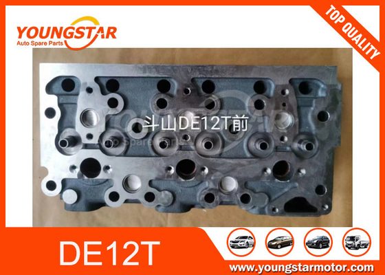 ISO 9001 / TS16949 Bahan Besi Doosan Kepala Silinder Mesin Assy DE12T