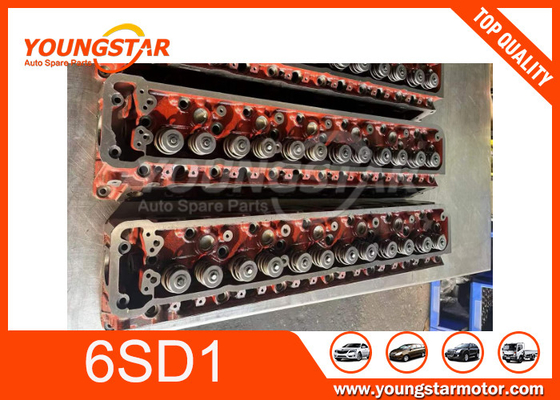 Kepala Silinder Mesin Lengkap Untuk Bagian Excavator Isuzu 6SD1 12V / 6CYL