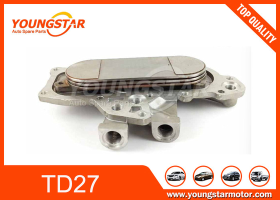 Aluminium 21305-54T00 TD27 Oil Cooler Asssy Untuk Nissan