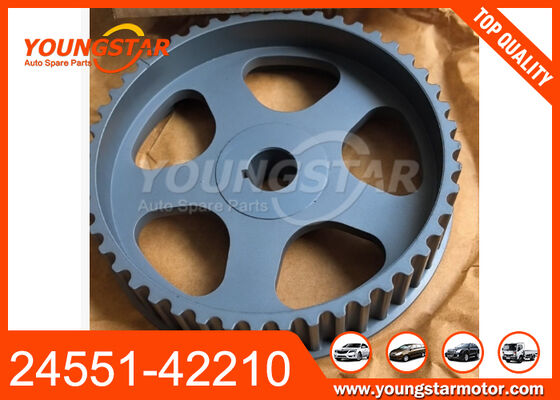Crankshaft Sprocket untuk Hyundai dengan bahan besi cor dan 60000km Jaminan