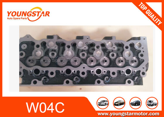 Kepala Silinder W04C WO4CT WO4C dengan 4 busi pijar Untuk Truk Berat Hino
