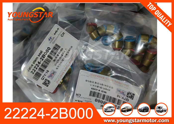 22224-2B010 22224 2B000 Seal Stem Engine Valve Untuk Hyundai Accent Tucson KIA Rio Soul 1.6L