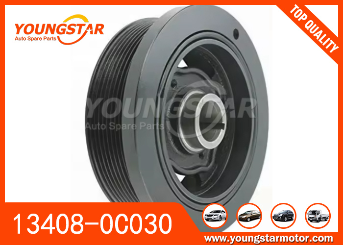 Crankshaft Pulley Crank Shaft Pulley untuk Toyota 1TR 2TR dengan Jaminan 60000 Kms dalam Paket Neutral