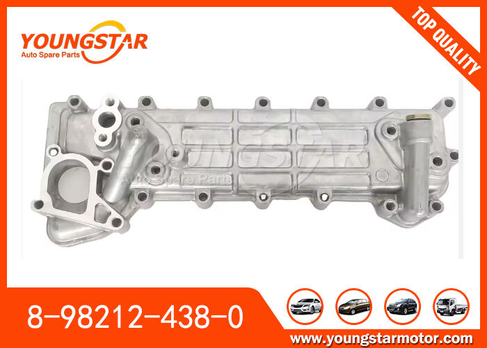 Tutup Oil Cooler Untuk ISUZU 4HF1 dengan OEM 8-98212-438-0 dan 60000 Kms Garansi