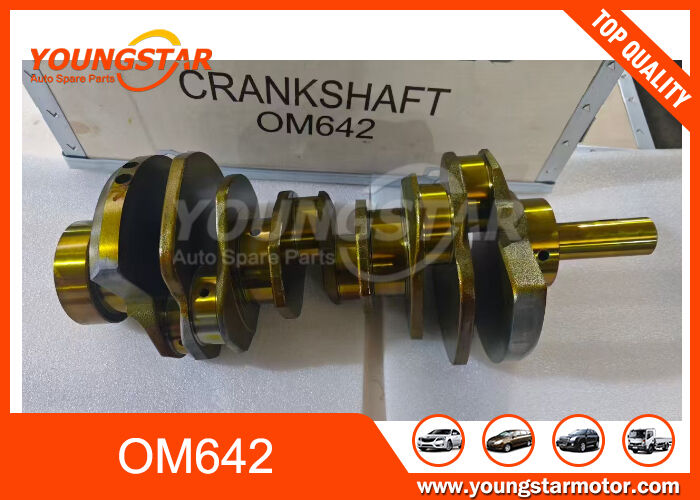 Motor Crankshaft Untuk Mercedes-Benz OM642 3.0 Diesel OEM A6420302601 A6420302401 dengan Jaminan 60000 Kms