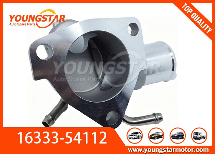 Outlet air aluminium OEM 16333-54112 16333-54111 Untuk Toyota 2L 3L 5L Outlet pendingin mesin