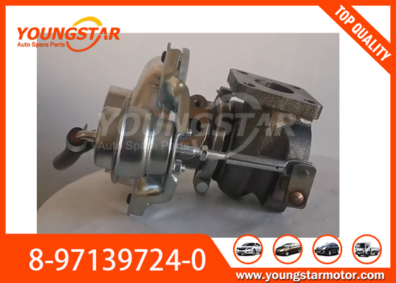 Bahan baja Turbocharger untuk ISUZU 4JB1T Mesin OEM Penggantian 8-97139724-0 1118010-44
