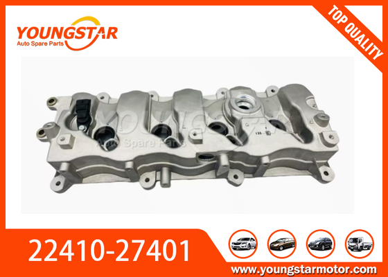 Plastik Motor Valve Cover Rocker Cover Assembly Untuk Hyundai OEM 22410-27401